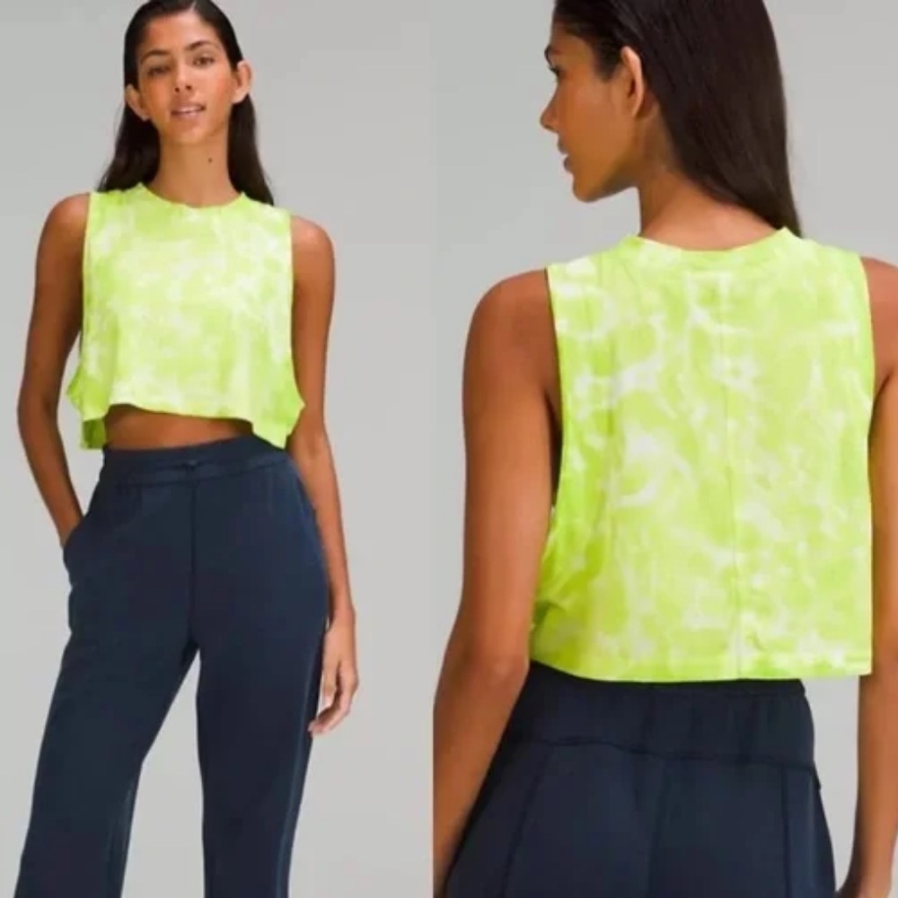Lululemon All Yours Crop Tank LIKE NEW Size 6